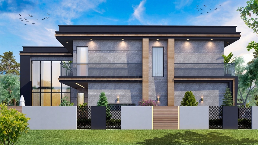 4+1 villa in Doshemealti - Antalya area 