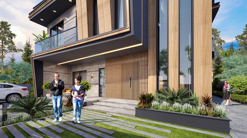 4+1 villa in Doshemealti - Antalya area 