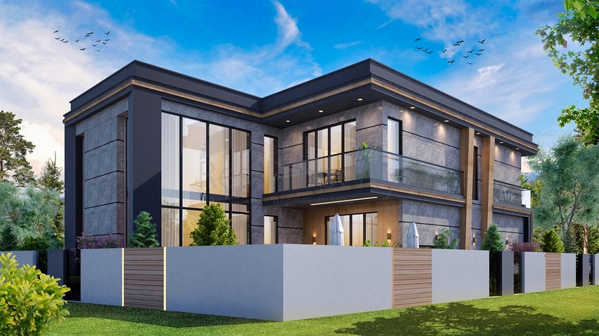 4+1 villa in Doshemealti - Antalya area 