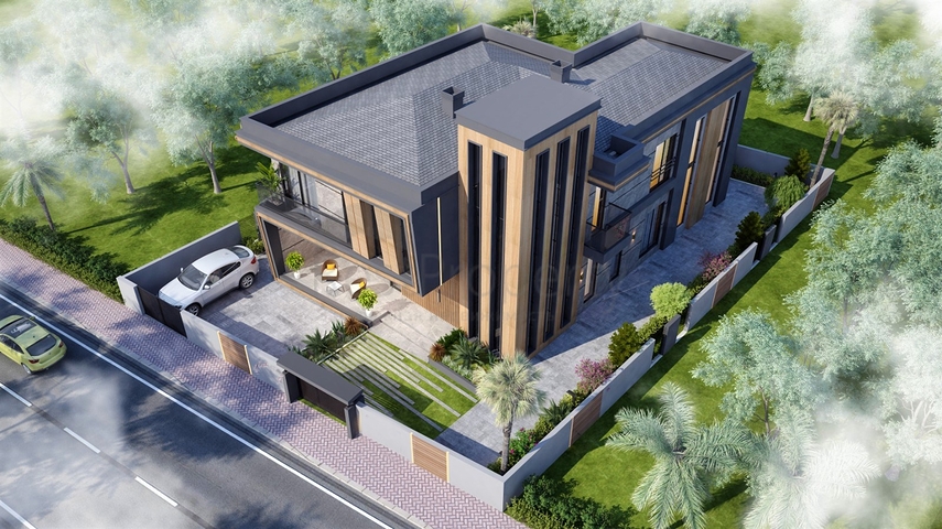 4+1 villa in Doshemealti - Antalya area 