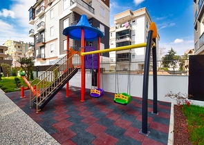 4+1 apartments in the Kyzyltoprak - Antalya microdistrict 