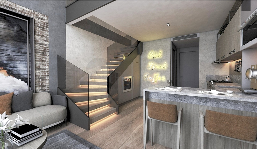 1+1 apartments in Kepez - Antalya area 