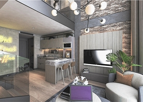 1+1 apartments in Kepez - Antalya area 