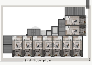 1+1 apartments in Kepez - Antalya area 
