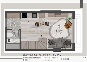 1+1 apartments in Kepez - Antalya area 