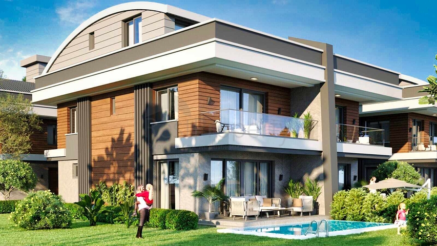 5+1 villa in Mollayusuf - Antalya neighborhood