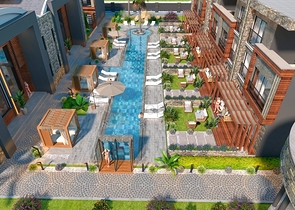 4+1 apartment in Altyntas - Antalya area 