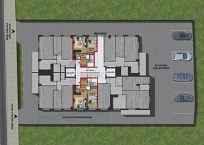 Investment project in Antalya city center  