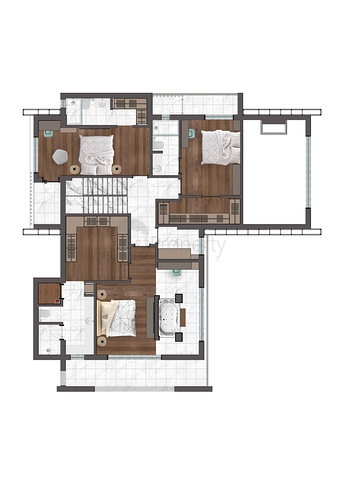 4+1 villas in Doshemealti - Antalya area 