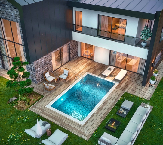 4+1 villas in Doshemealti - Antalya area 