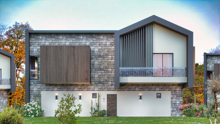 4+1 villas in Doshemealti - Antalya area 