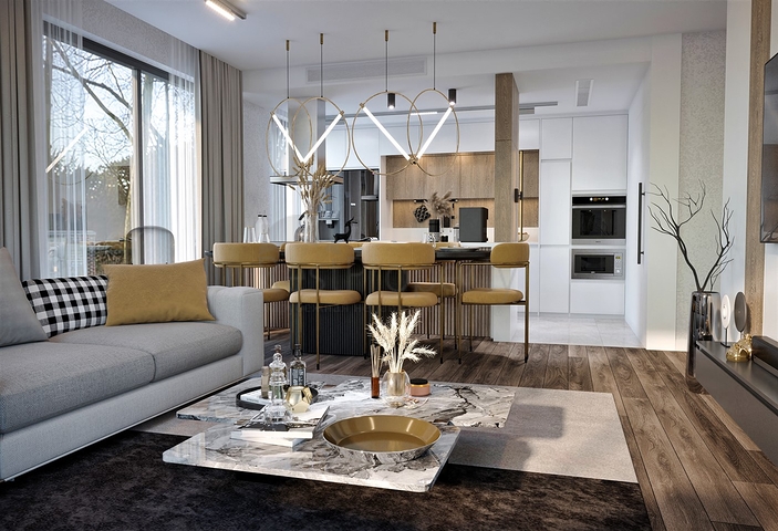 Apartment of 1+1 layout in Altyntas - Antalya area 