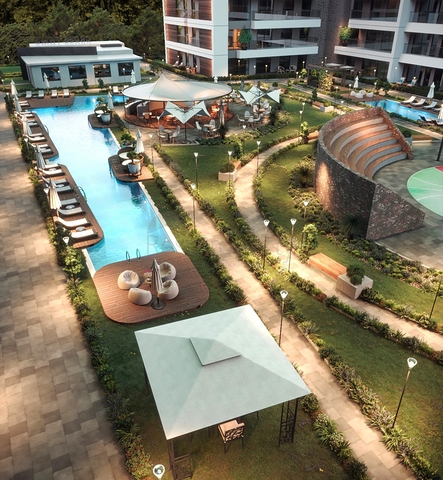 Apartment of 1+1 layout in Altyntas - Antalya area 