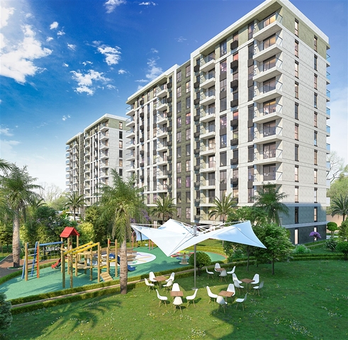 2+1 and 3+1 apartments in Kepez - Antalya area 