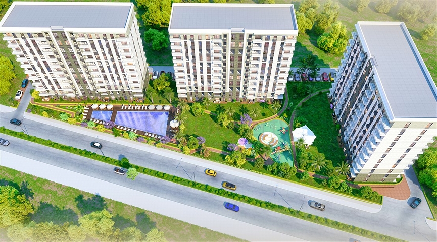 2+1 and 3+1 apartments in Kepez - Antalya area 
