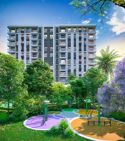 2+1 and 3+1 apartments in Kepez - Antalya area 