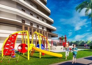 1+1 apartment in Altyntas - Antalya area 