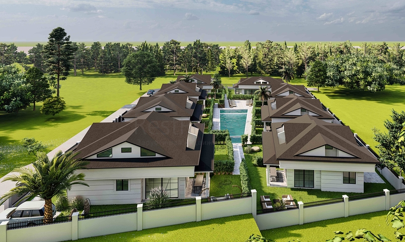 2+1 and 3+1 villas in Kemer - Antalya area 