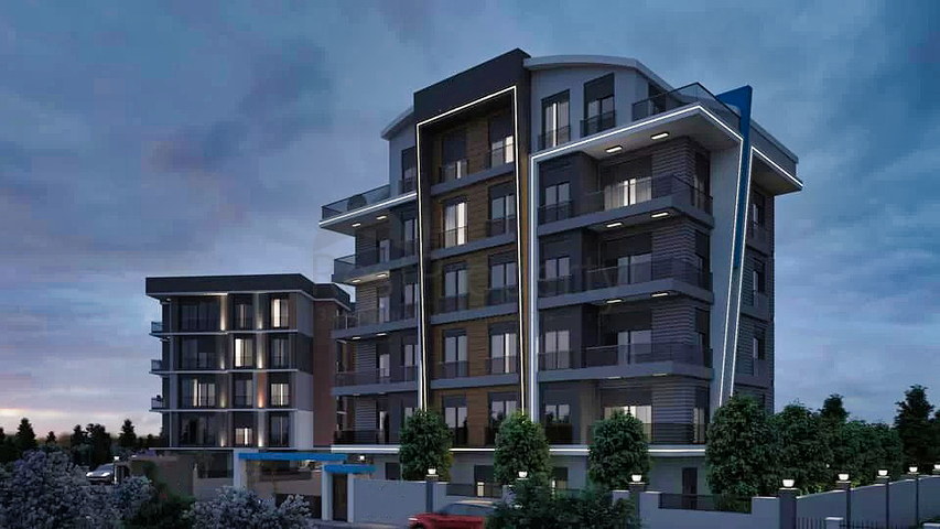 3+1 , 4+1 and 6+1 duplex apartments in the Kyzyltoprak - Antalya neighborhood 