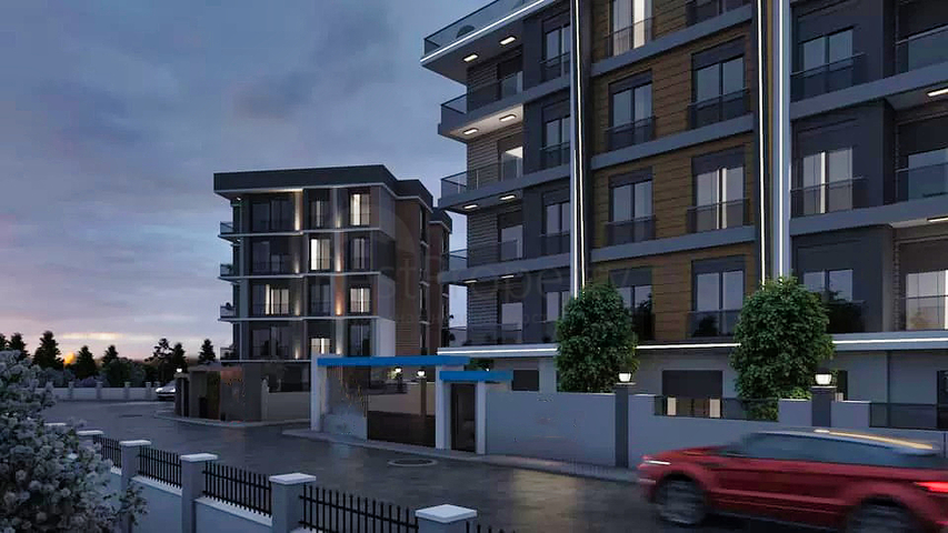 3+1 , 4+1 and 6+1 duplex apartments in the Kyzyltoprak - Antalya neighborhood 