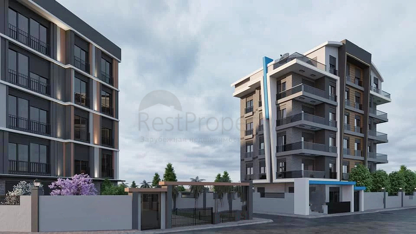 3+1 , 4+1 and 6+1 duplex apartments in the Kyzyltoprak - Antalya neighborhood 