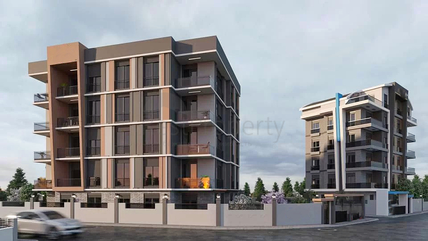 3+1 , 4+1 and 6+1 duplex apartments in the Kyzyltoprak - Antalya neighborhood 