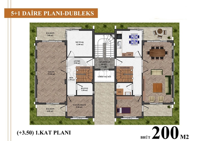 2+1 apartment in Kemer - Antalya area 