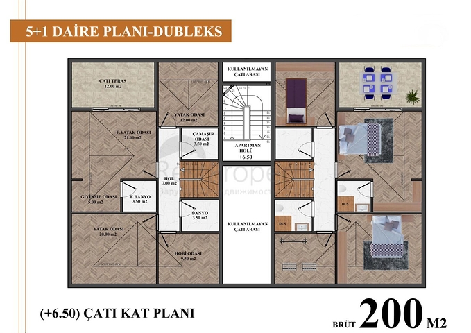 2+1 apartment in Kemer - Antalya area 