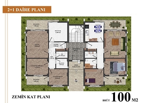 2+1 apartment in Kemer - Antalya area 