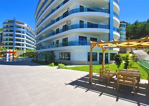 Apartment 2+1 in a residential complex with hotel infrastructure.