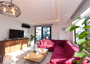 Apartment 2+1 in a residential complex with hotel infrastructure.