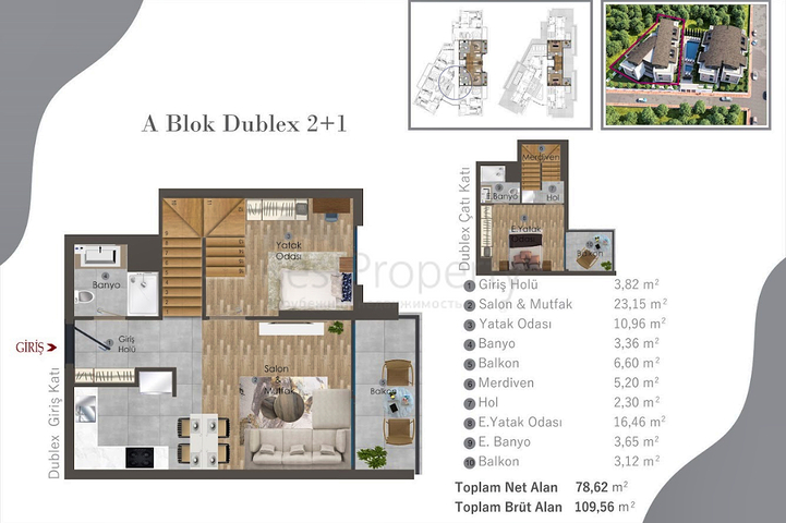 Investment project in the Altyntas - Antalya area