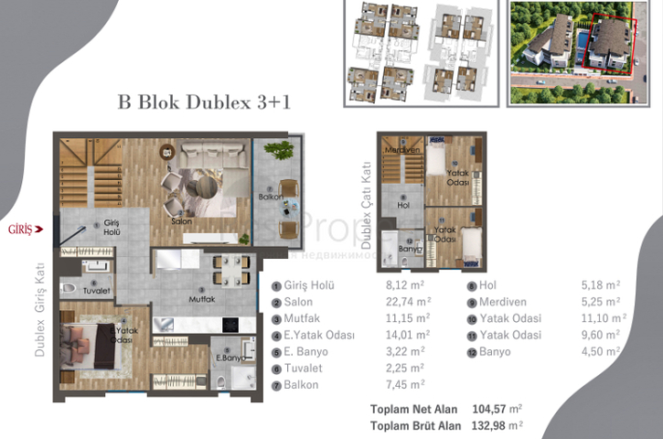 Investment project in the Altyntas - Antalya area