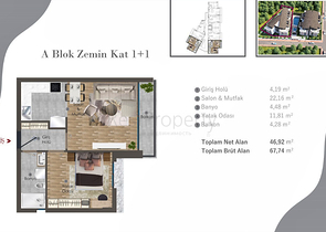 Investment project in the Altyntas - Antalya area