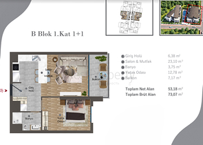 Investment project in the Altyntas - Antalya area