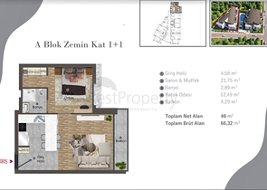 Investment project in the Altyntas - Antalya area