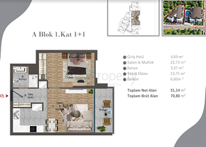 Investment project in the Altyntas - Antalya area