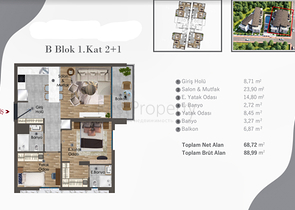 Investment project in the Altyntas - Antalya area