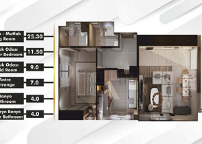 Investment project in the Altyntas - Antalya area 