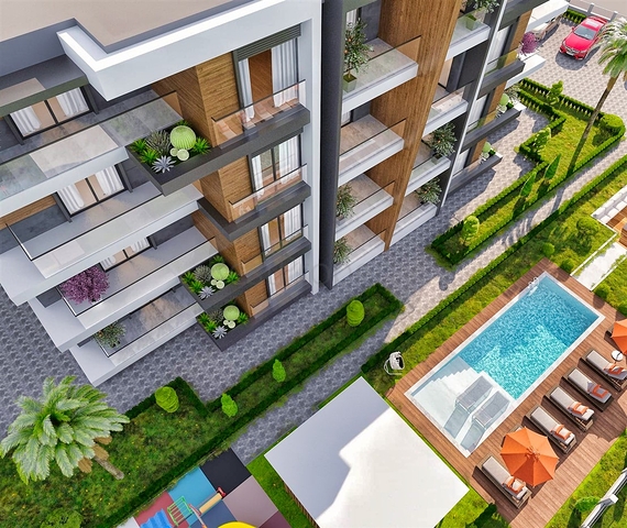 2+1 apartment in Altyntas - Antalya area 