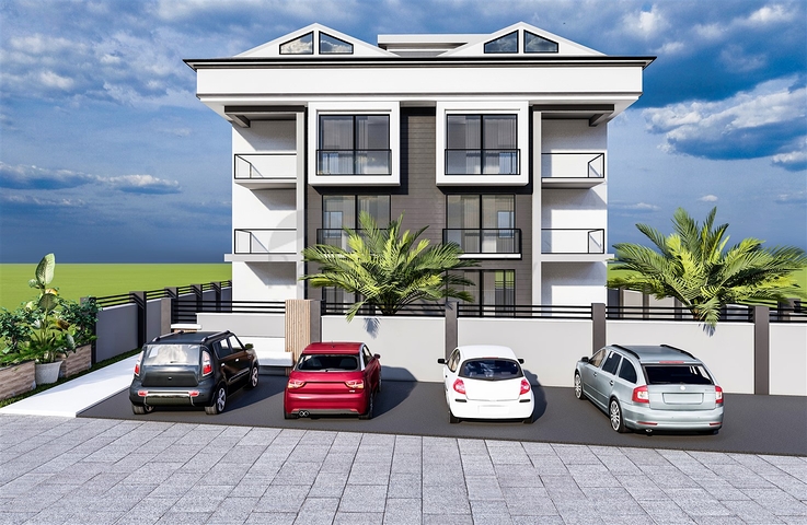 1+1 and 3+1 duplex apartments in Kemer - Antalya area 