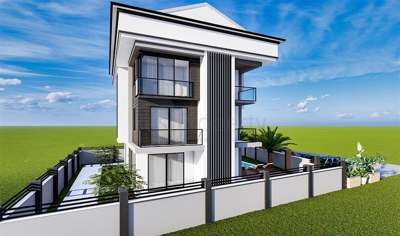 1+1 and 3+1 duplex apartments in Kemer - Antalya area 