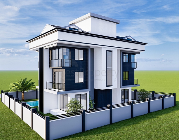 1+1 and 3+1 duplex apartments in Kemer - Antalya area 