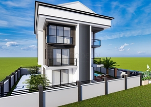 1+1 and 3+1 duplex apartments in Kemer - Antalya area 