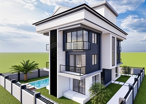 1+1 and 3+1 duplex apartments in Kemer - Antalya area 