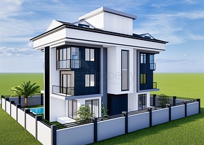 1+1 and 3+1 duplex apartments in Kemer - Antalya area 