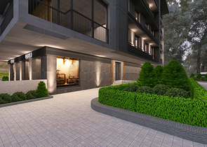 1+1 apartments in Antalya city center 