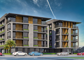 1+1 apartments in Antalya city center 