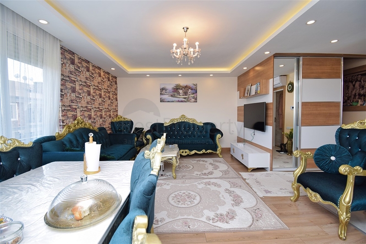 A 3+1 apartment in the Guzeloba - Antalya neighborhood 