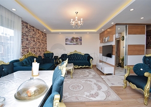 A 3+1 apartment in the Guzeloba - Antalya neighborhood 